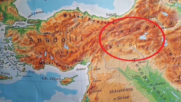 Prizren’de Okullara Dağıtılan ‘Türkiye Haritası’ Büyük Tepki Çekti!