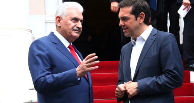 Başbakan Yıldırım, Yunanistan Başbakanı Çipras ile Görüştü