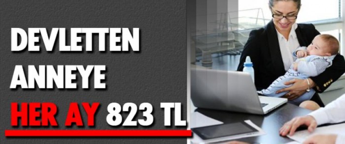 Devletten Anneye Her Ay 823 TL