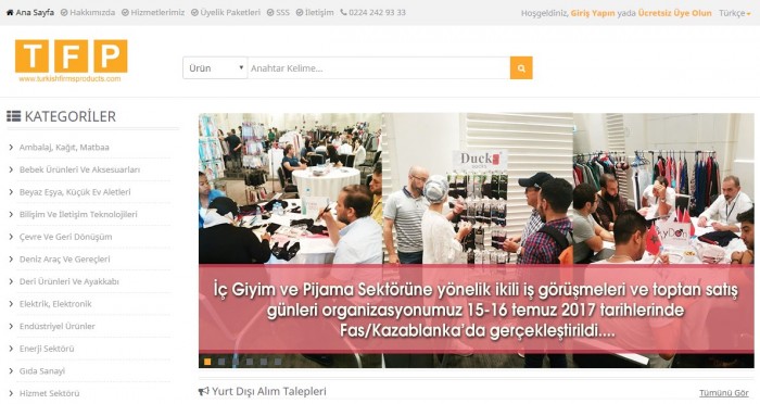 Yurtdışına Açılmak İçin Sizde T.F.P. İle Tanışın