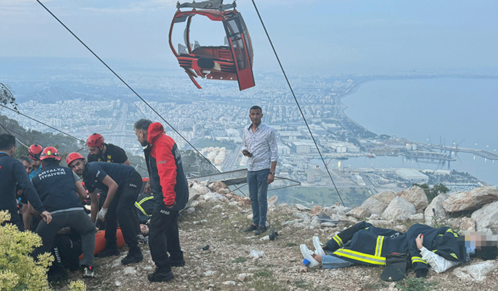 Antalya Teleferik Kazası Konyaaltı