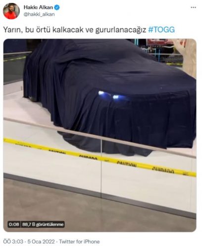 Abd’de Görücüye Çıkıyor! İşte Yerli Otomobilin Yeni Modelinden İlk Görüntü