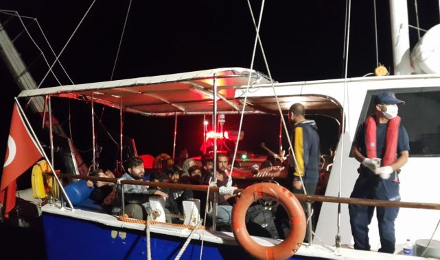 Çanakkale açıklarında 193 düzensiz göçmen yakalandı