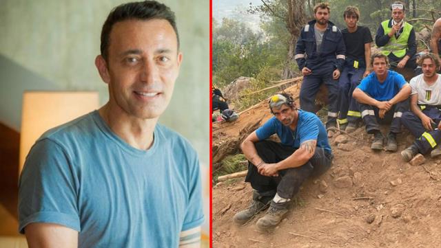 Mustafa Sandal, yangın söndürme ekibindeki İbrahim Çelikkol’un mesajını paylaştı: Dualarınız için minnettarız