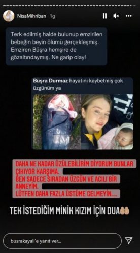 Terk Edilen Nisa Bebeğe Sütannelik Yapan Sağlıkçı, Sosyal Medyada İçini Döktü: Tek İsteğim Minik Kızım İçin Dua