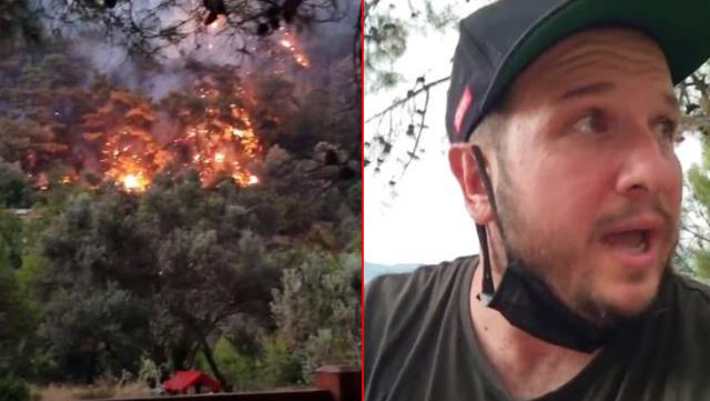 Yangın bölgesindeki Şahan Gökbakar’dan provokatör uyarısı: Adamı gırtlaklıyordum