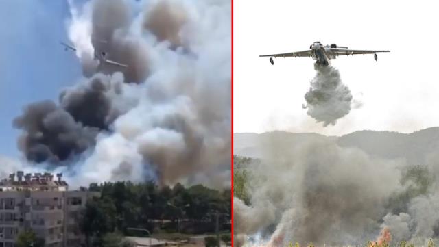Yangın felaketleriyle sarsılan Türkiye’ye en büyük destek Rusya’dan! 3 uçakla söndürme çalışmalarına katıldılar